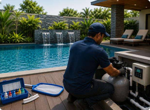 Pool maintenance and AMC